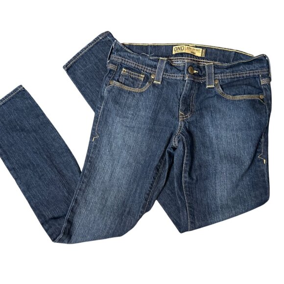 (5 for $25) Old Navy Ultra Low Waist Skinny Jeans in Dark Wash Size 4 - Picture 3 of 5